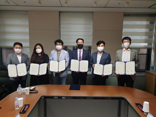 특허청은 최근 화선엠텍 등 '워크스루'를 개발·제작하고 있는 국내 5개 기업과 'K-워크스루 참여기업' 확대를 위한 업무협약을 체결했다.  특허청 제공